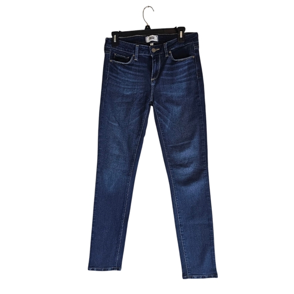 Paige Skyline Skinny Mid Rise Blue Jeans 28 Preowned - Picture 1 of 10